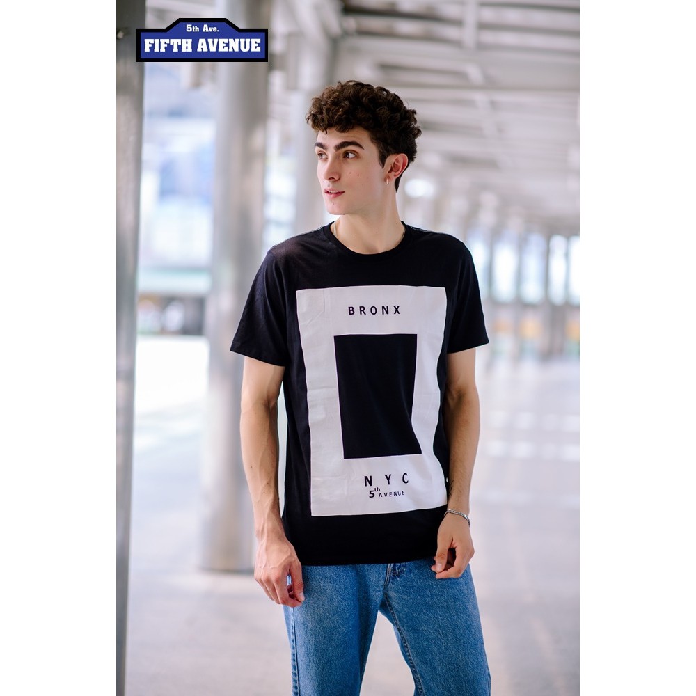 เสื้อยืดขายดี5thave-รุ่น-gap-geometry-collection-bronx-บรองซ์-s-3xl