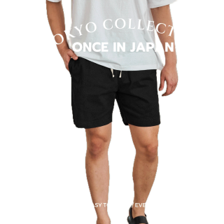 กางเกงขาสั้นผู้ชาย เอวยางยืด TOKYO RALPH T กางเกง ขาสั้น ชาย ผ้ายืด