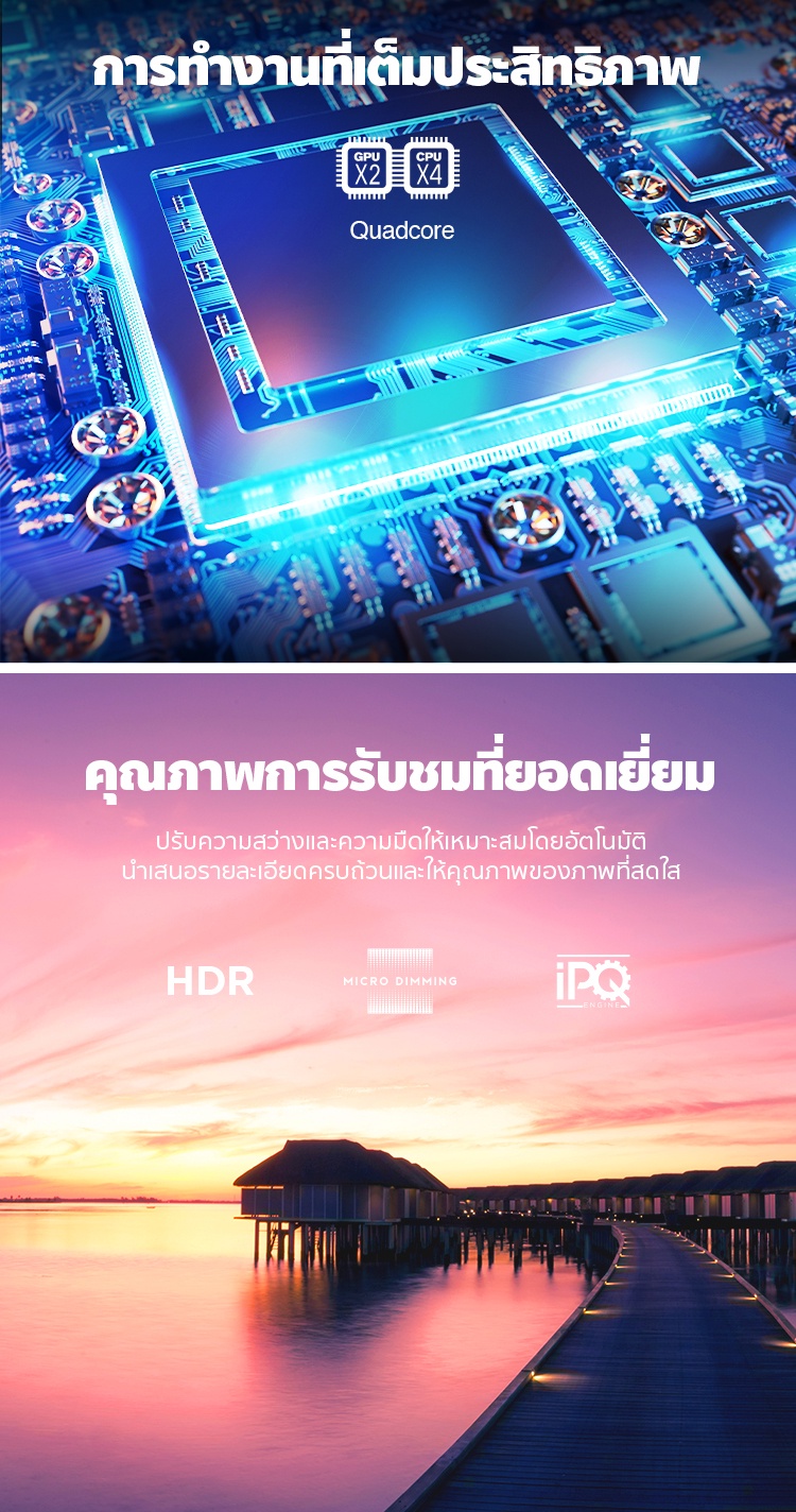 มุมมองเพิ่มเติมของสินค้า TCL ทีวี 40 นิ้ว Android11 TV Full HD Wifi/Youtube/Nexflix+FreeVoiceSearchremote (รุ่น LED40S6500)