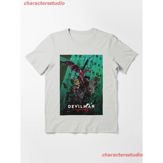 tshirtเสื้อยืดคอกลมฤดูร้อนNew Devilman Crybaby Essential T-Shirt เสื้อยืดพิมพ์ลายการ์ตูนมังงะ ดผ้าเด้ง คอกลม cotton แฟชั
