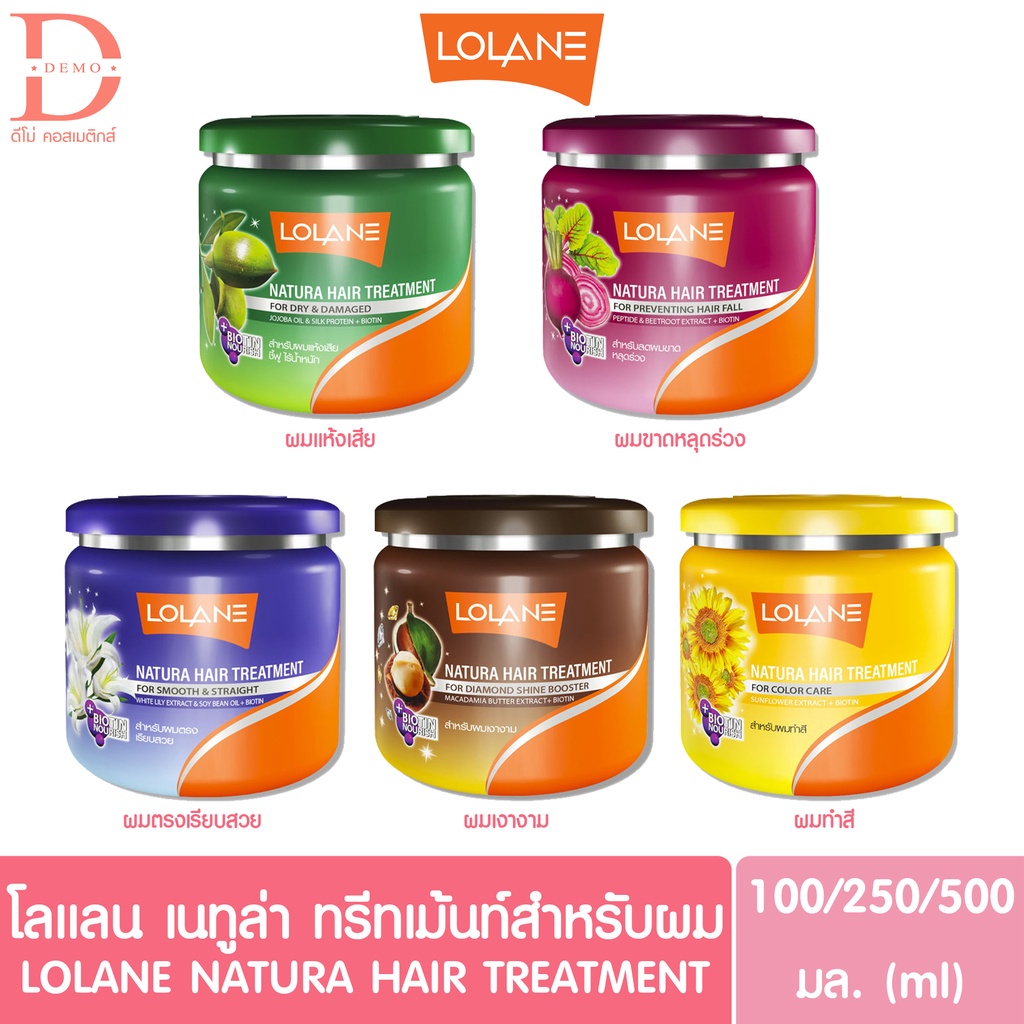 ภาพหน้าปกสินค้า(ของแท้จากบริษัท) โลแลน เนทูร่า แฮร์ ทรีทเม้นท์ 100/250/500 ml. Lolane Natura Hair Treatment