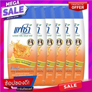 แฟซ่า แชมพู สมูท แอนด์ เมเนจเจเบิ้ล สูตรผมจัดทรงง่ายไม่ชี้ฟู 70 มล. x 6 ขวด ผลิตภัณฑ์ดูแลเส้นผม Feather Shampoo Smooth &amp;