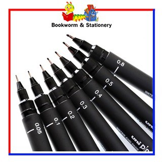ปากกาเขียนแบบ Uni PIN 03-200 ดำ
