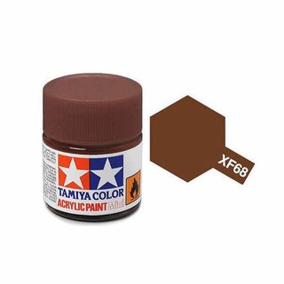 สีทามิย่าสูตรน้ำ Tamiya Acrylic XF68 NATO Brown 10ml