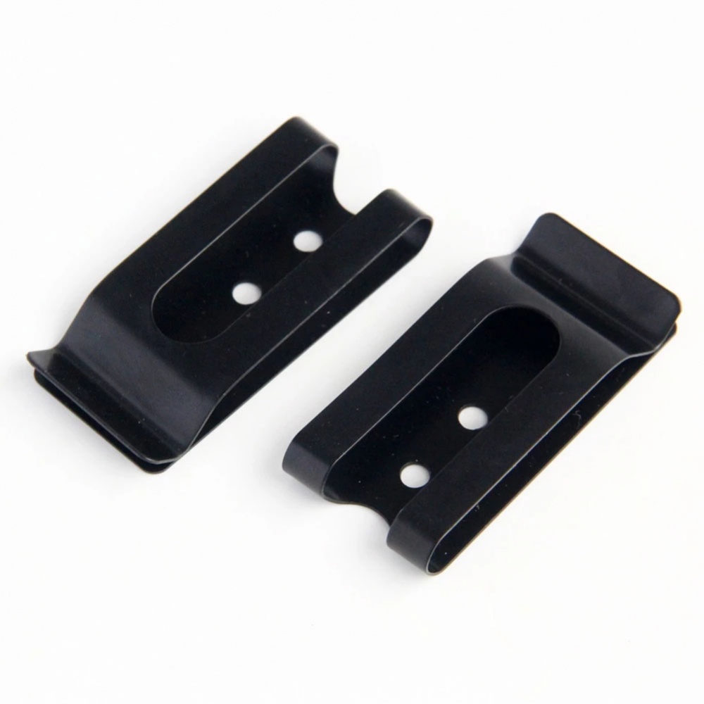 2pc-buckle-clip-holster-sheath-belt-clip-manganese-steel-hook-clasp-for-leather-brand-new