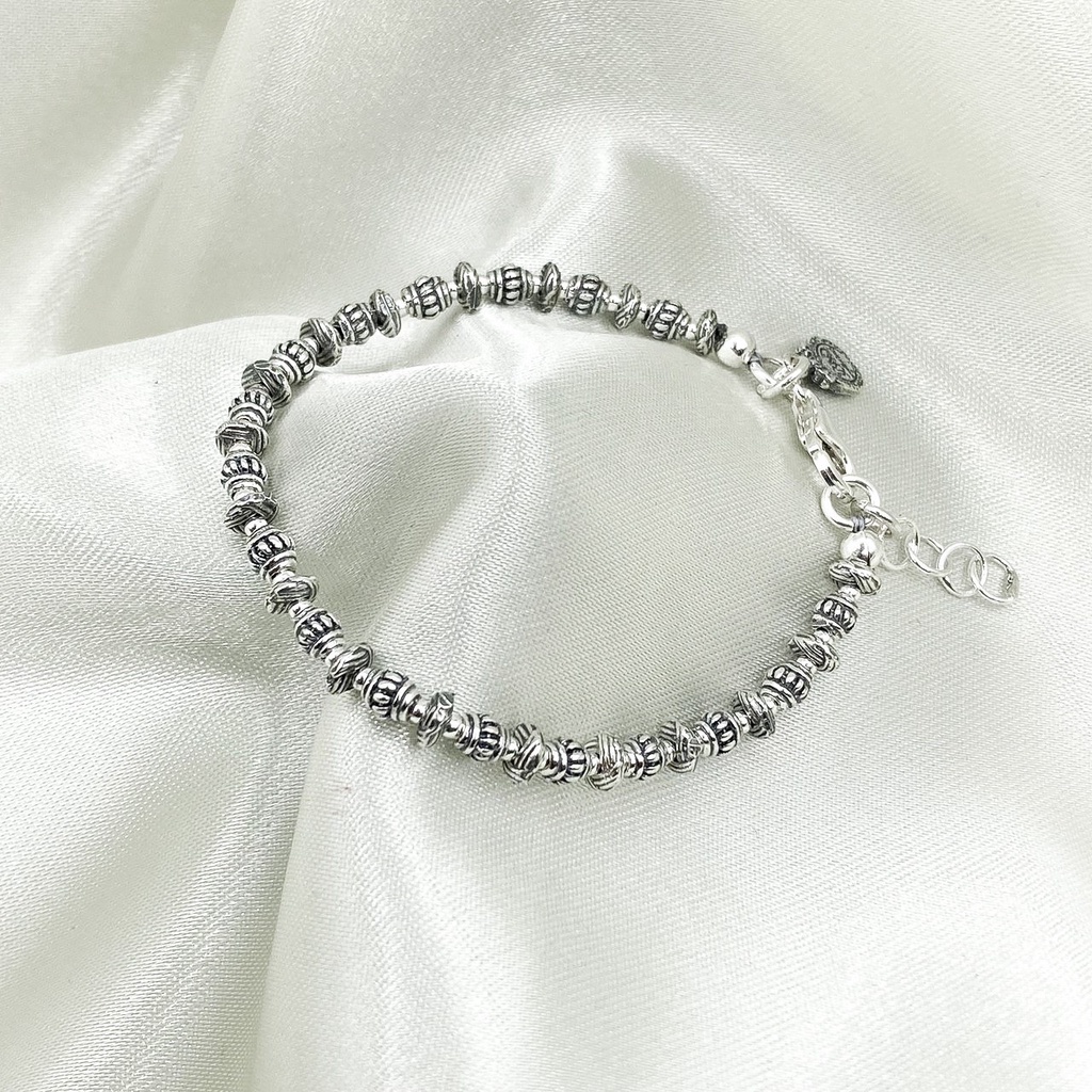 สร้อยข้อมือร้อยชาร์มเงินรูปแบบต่างๆ-สร้อยข้อมือเงินแท้-dsp-925-sterling-silver-bracelet-cfs0001