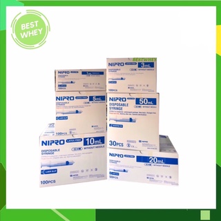 (ยกกล่อง)ไซริ้งพลาสติก นิโปร Syring Nipro แบบไม่ติดเข็ม