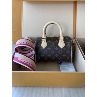 New LV speedy ban 20 monogram  Fuchsia dc21