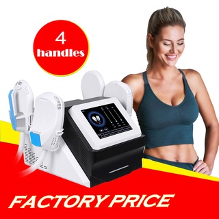 Most Advanced Portable Hi-emt Sculpt Therapy Build Muscle Burn Fat Ems Muscle Sculpting Butt Lifting Machine with 4 hand