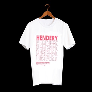 เสื้อยืดสีขาว สั่งทำ Fanmade แฟนเมด คำพูด แฟนคลับ ALLA59 WayV Hendery เฮนเดอรี่