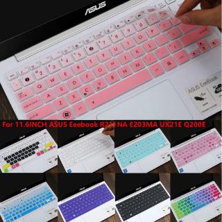 เคสซิลิโคนนิ่ม แบบบางพิเศษ สําหรับแล็ปท็อป ASUS Eeebook R211NA E203MA UX21E Q200E 11.6 นิ้ว