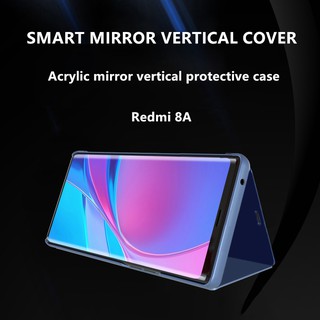 เคส Redmi 9 9A 9C⭐เคสมือถือแบบฝาพับ พลิกซองโทรศัพท์⭐7A 7 6A 6 Xiaomi Mi PocoF1⭐Acrylic Mirror Flip Bracket Phone Cover Case⭐