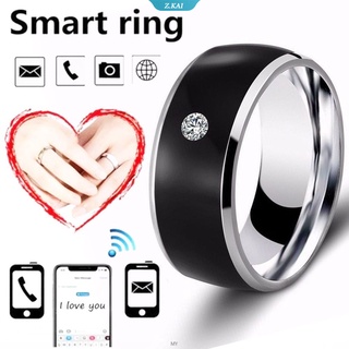 สินค้า แหวนสมาร์ท NFC Smart Wearable เชื่อมต่ออุปกรณ์โทรศัพท์ Android Ring Fashion【ZK】