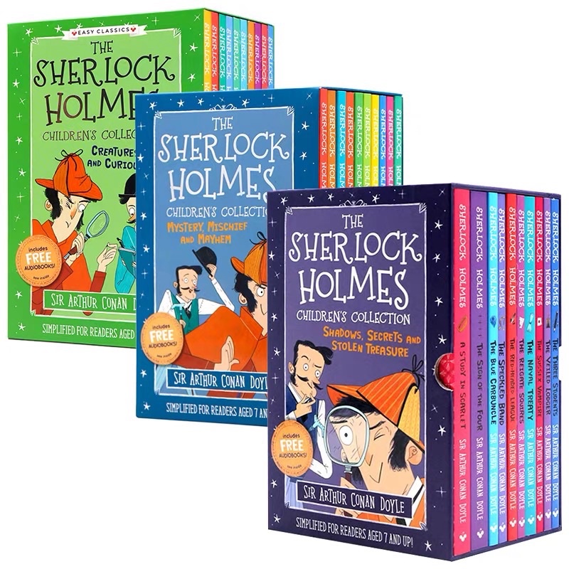 The Sherlock Holmes Children's Collection Series 1,2,3 (10 Book Box Set ...