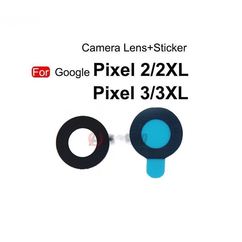 เลนส์กล้องด้านหลัง-พร้อมสติกเกอร์กาว-แบบเปลี่ยน-สําหรับ-google-pixel-2-3-xl-2xl-3xl-1-ชิ้น