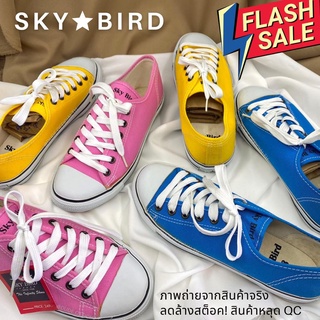 [⚠️ลดล้างสต็อค⚠️] S.58 รองเท้าผ้าใบผู้หญิง ผูกเชือก Skybird สกายเบิร์ด ผ้าใบแฟชั่น (พร้อมส่ง มีเก็บปลายทาง)