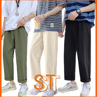 ภาพหน้าปกสินค้ากางเกงขายาวทรงหลวมแฟชั่นสำหรับผู้ชาย กางเกงขายาวทรงตรงแฟชั่นสไตล์เกาหลีสำหรับผู้ชาย S-5XL ที่เกี่ยวข้อง