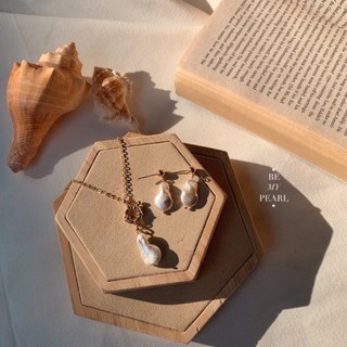 PearlHour Necklace and Earrings I สร้อยคอและต่างหูมุกน้ำจืด