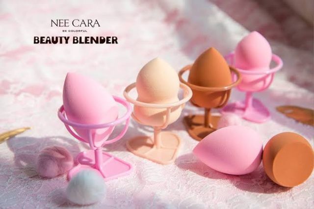 ของแท้-พร้อมส่ง-nee-cara-beauty-blender-นวัตกรรมใหม่ล่าสุดของฟองน้ำเกลี่ยรองพื้น