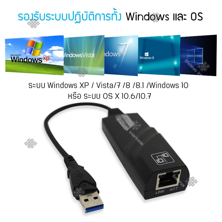 elit-หัวแปลง-usb-เป็น-lan-ใช้กับคอมที่ไม่มีช่องแลน10-100-1000mbp-rj45-ethernet-ไม่ต้องลงโปรแกรม-รุ่น-usb-lan3-0-1000m