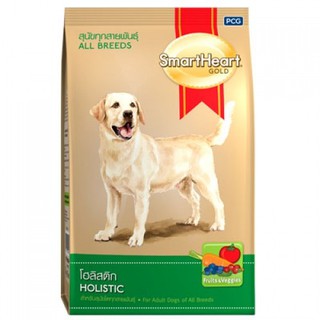 สินค้า Smartheart Gold Holistic Adult 500 g. สมาร์ทฮาร์ทโกลด์ สูตรโฮลิสติกอาหารสำหรับสุนัขโตทุกสายพันธุ์อายุ 1 ปี
