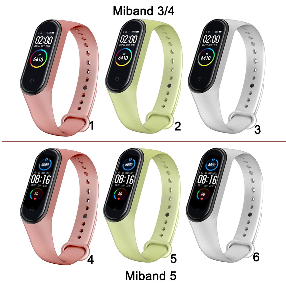 สายรัดข้อมือมันวาวสำหรับ-xiaomi-mi-band-3-miband-3-4-5-6-สายรัดซิลิโคน