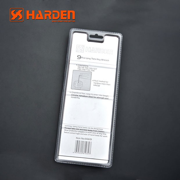 ประแจหกเหลี่ยม-กุญแจหกเหลี่ยมหัวท็อค-ยาวพิเศษ-9-ชิ้น-harden-540607-ขายดี