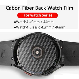 Yifilm ฟิล์มสติกเกอร์คาร์บอนไฟเบอร์ ป้องกันหน้าจอ สําหรับ Samsung Galaxy Watch 3 4 42 มม. 45 มม. 40 มม. 44 มม. 46 มม. 1 2 ชิ้น