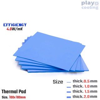 ภาพหน้าปกสินค้าThermal Pad 4.0W/mK 1.0mm/1.5mm 100x100mm ซิลิโคนแผ่นระบายความร้อน หนา 1.0mm กว้าง100x100mm จัดส่งในไทย ซึ่งคุณอาจชอบสินค้านี้