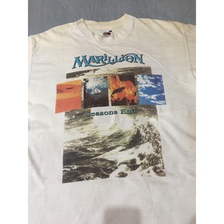 เสื้อวง VINTAGE 00s MARILLION SEASONS END Size L มือ2สามารถปรับแต่งได้