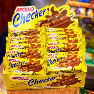 Apollo wafer 🍫อะพอลโล่ เวเฟอร์ ช็อคโกแลต กล่องละ 24ชิ้น