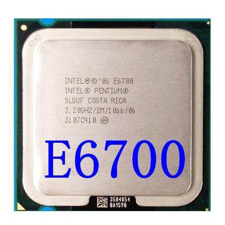 หน่วยประมวลผล โปรเซสเซอร์ Intel Pentium E6700 | Shopee Thailand