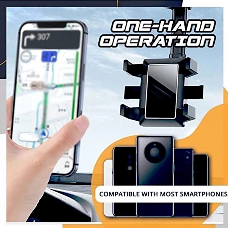 ที่วางโทรศัพท์มือถือ-gps-ติดกระจกมองหลังรถยนต์-รุ่น-car5-หมุนได้-360-องศา-สําหรับติดรถยนต์-ใช้งานง่าย