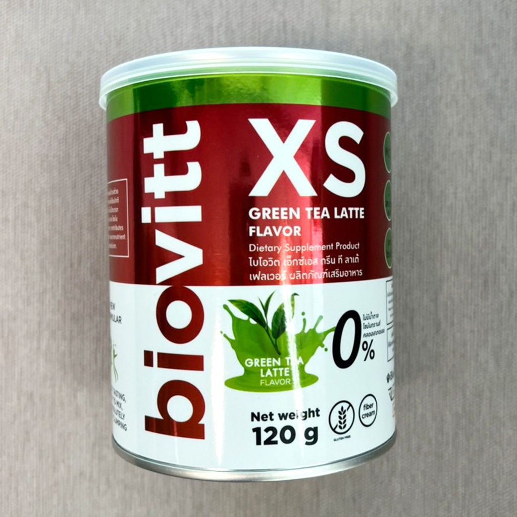 biovitt-xs-รสกรีนที-ลาเต้-อร่อย-เข้มข้น-อิ่มนาน-ลดความอยากอาหาร-น้ำตาล-0-fat-0-kcal0-ขนาด-120g