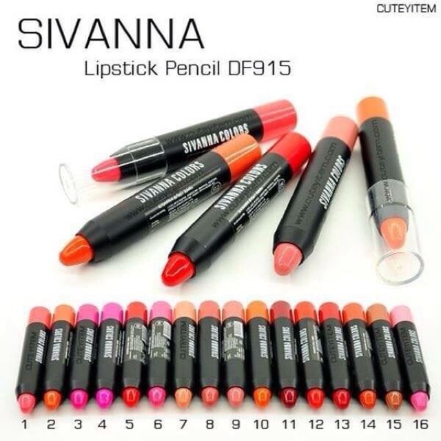 sivanna-lipstick-pencil-รุ่น-df915