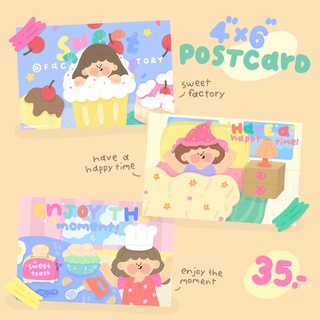 ภาพหน้าปกสินค้า🍞today 4x6 happy postcard🍮💕 ซึ่งคุณอาจชอบราคาและรีวิวของสินค้านี้