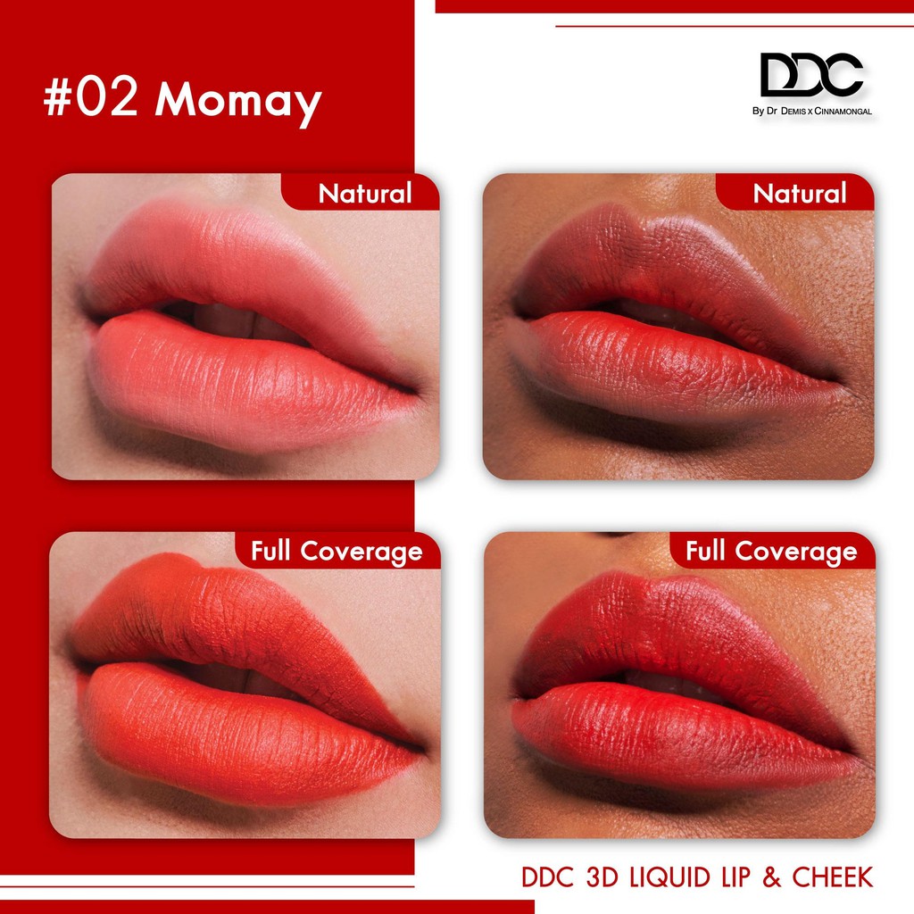 ddc-3d-liquid-lip-amp-cheek-02-momay-classic-timeless-fierce-by-โมเม-พาเพลิน