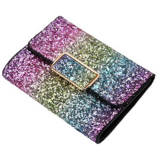 Fin 1 กระเป๋าเงิน กระเป๋าสตางค์ Women s Wallet Purse No. 2248 - Rainbow