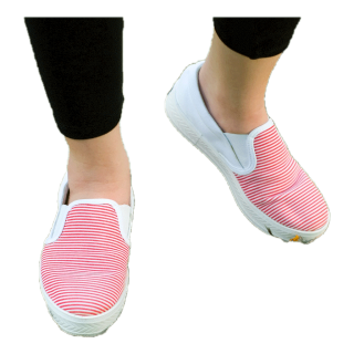 โปรโมชั่น Flash Sale :  โค้ด KIMP103 Hogo รองเท้าสลิปออน แบบสวม สวมใส่สบาย ไม่ต้องผูกเชือก รองเท้าผ้าใบผู้หญิง ผ้าใบแบบสวม สลิปออน