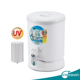 PURE เครื่องกรองน้ำ เพียว รุ่น NUVO ระบบ UVC 3 ขั้นตอน / บ้านกรองน้ำ