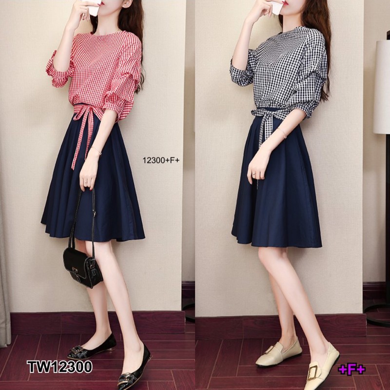 Women Cable Knit Top - Red - SW2512210D