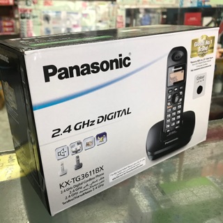 สินค้า โทรศัพท์ไร้สาย Panasonic แท้ 100% รุ่นKX-TG3611BXS/ มีสองสีให้เลือก
