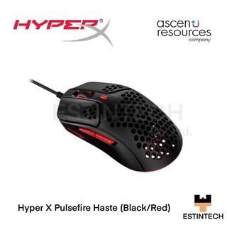 MOUSE (เมาส์) Hyper X Pulsefire Haste (Black/RED) ของใหม่ประกัน 2ปี