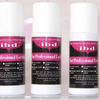 สินค้า น้ำยาล้างเจล น้ำยาล้างเล็บเจล น้ำยาถอดเจล ถอดอะคลิลิค IBD 120ml ibd ล้างเจล ล้างเล็บ