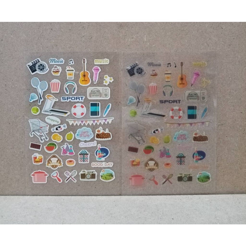 สติกเกอร์ My Life Sticker (2 แผ่น) | Shopee Thailand