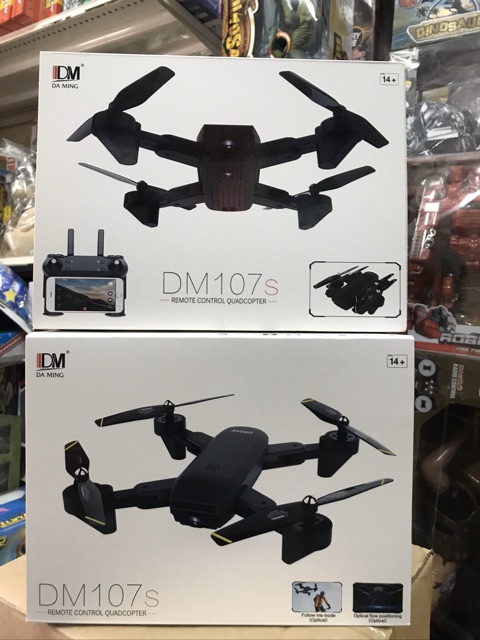 ภาพสินค้าโดรนบังคับวิทยุติดกล้องDM107S Wi-Fi HDสองกล้อง2.4GHz แบตเตอรี่ชาร์ทอุปกรณ์พร้อมเล่น จากร้าน uklitgoowattana บน Shopee ภาพที่ 5