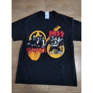 เสื้อยืดผ้าฝ้ายCOTTON Kissทัวร์ร่วมAerosmith S-5XL