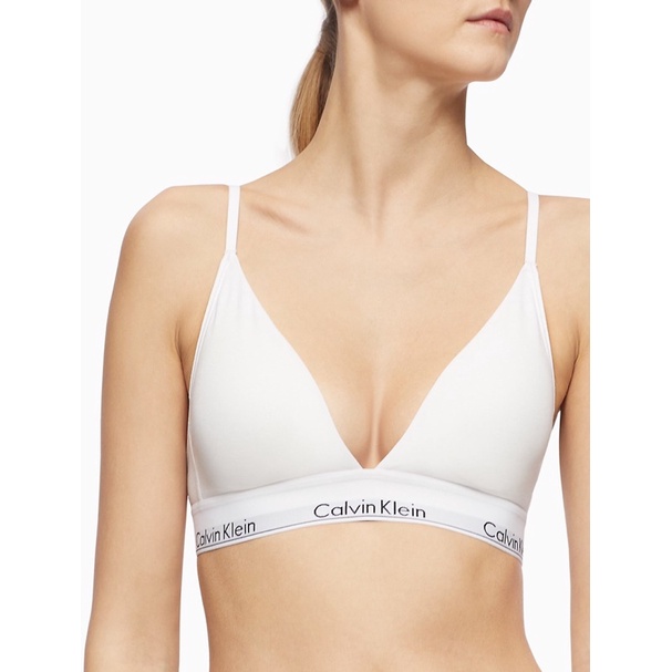 ภาพสินค้า(พรีออเดอร์-แท้ ) Calvin klein modern cotton triangle bra รุ่นแบบมีฟองน้ำ จากร้าน glamyourshoes บน Shopee ภาพที่ 4