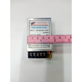 Switching Power Supply  ESP-0503B-5V-3A  สวิทช์ชิ้งAC INPUT:100-250VAC 0.35A 50-60Hz