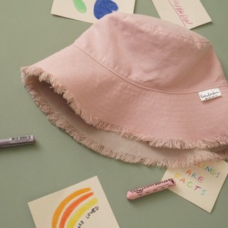 Beaubadin - Fringed linen bucket hat